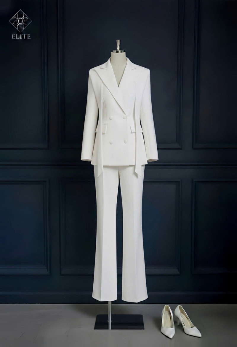 Pure White Diamond Suit