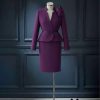 Royal Plum Dress Set