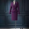 Royal Plum Dress Set